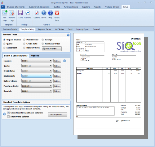invoice software for